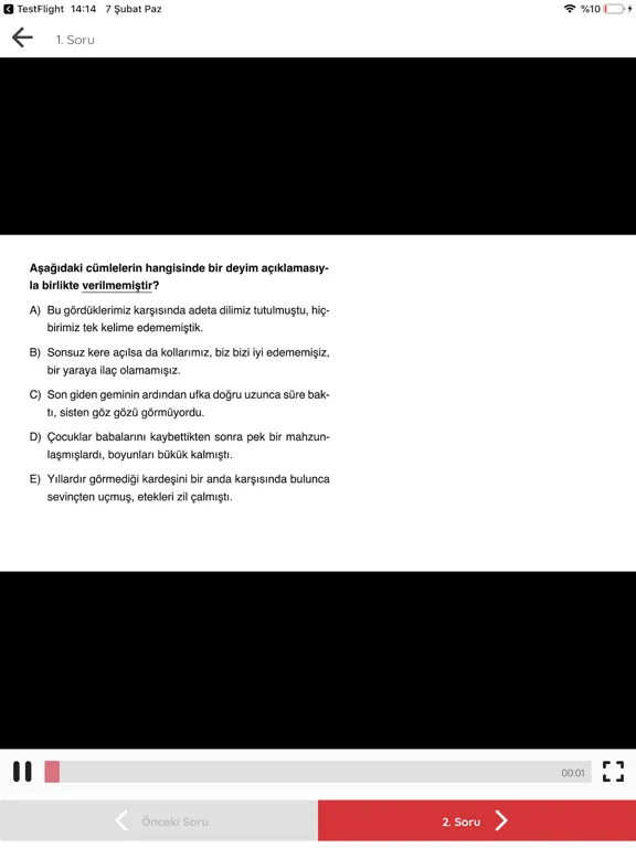 ÇözMetin Video iPad  Screenshots