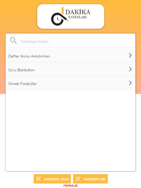 Tangkapan layar Dakika Yayınları Video Çözüm iPad 