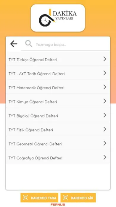 Tangkapan layar Dakika Yayınları Video Çözüm