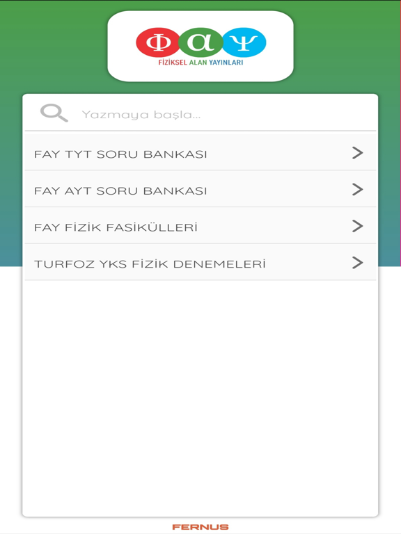 Fiziksel Alan(FAY) Video Çözüm iPad 应用截图