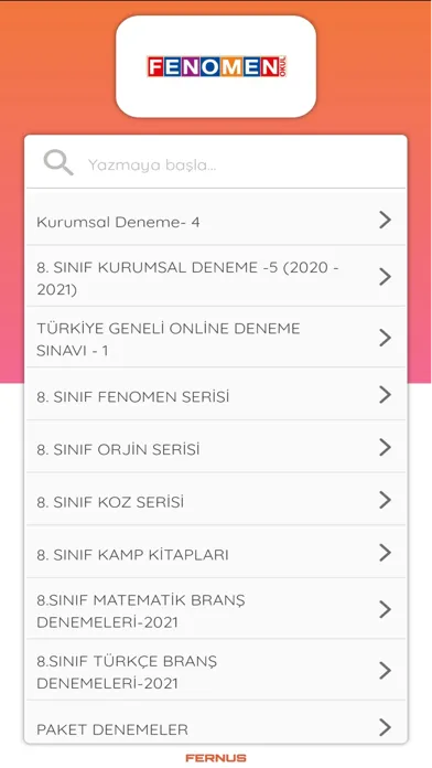 Ảnh chụp màn hình của Fenomen Video Çözüm