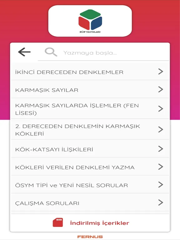 ภาพหน้าจอของ Küp Video Çözüm iPad 