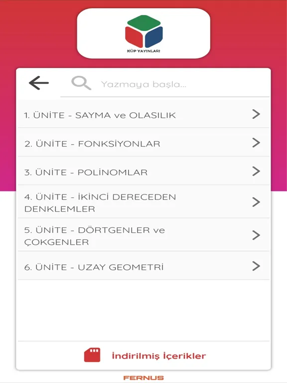 ภาพหน้าจอของ Küp Video Çözüm iPad 