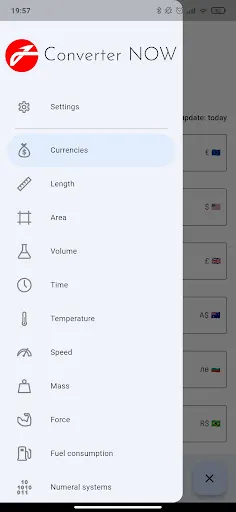 Ảnh chụp màn hình của Converter NOW: Unit Converter