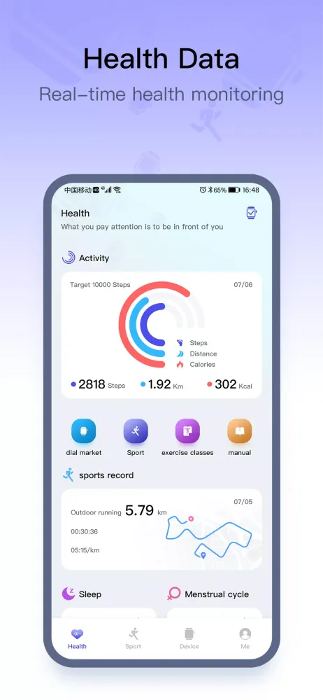 Captures d'écran de Ferro Smart Watch