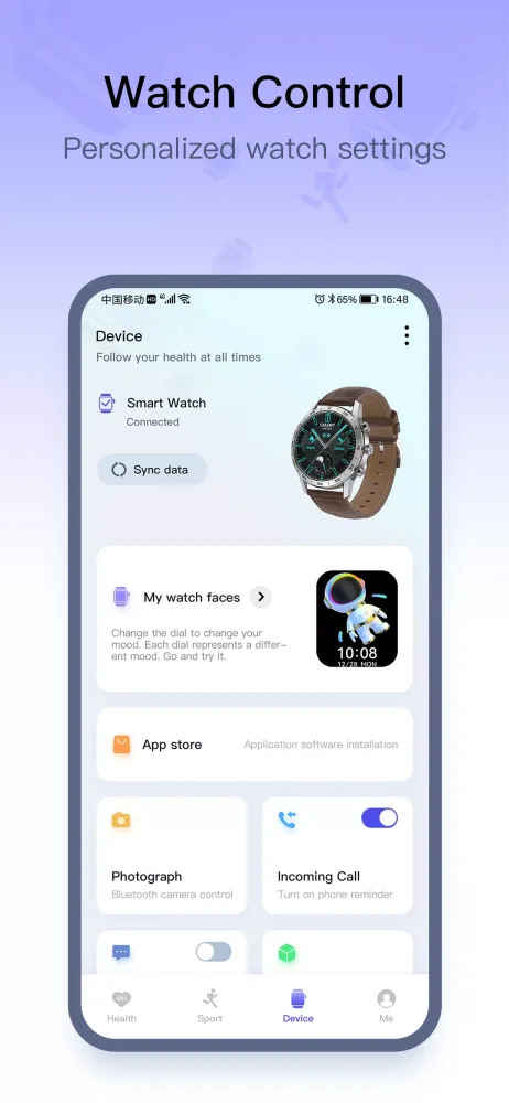 Captures d'écran de Ferro Smart Watch