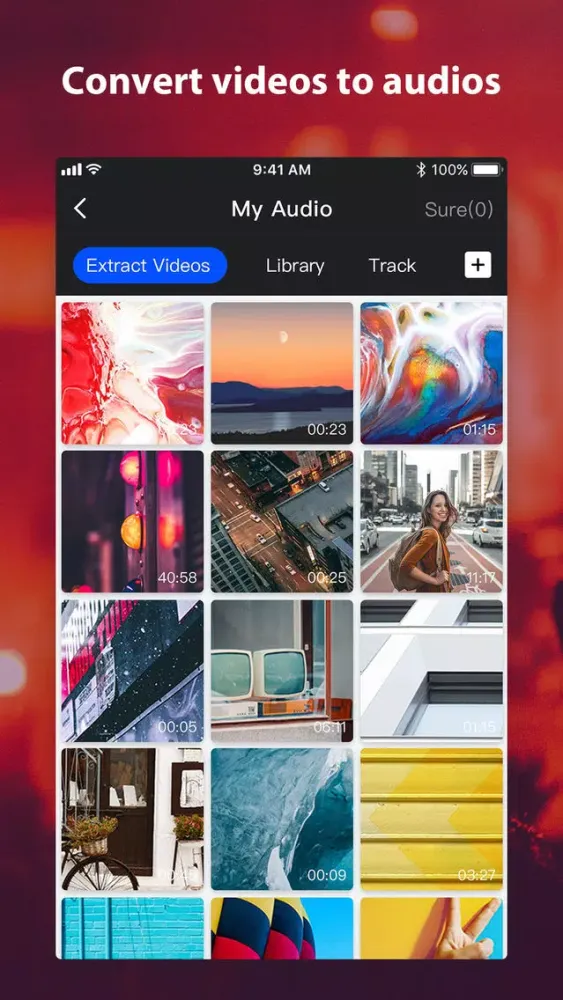 Capturas de pantalla de AI Audio ringtone & music mix