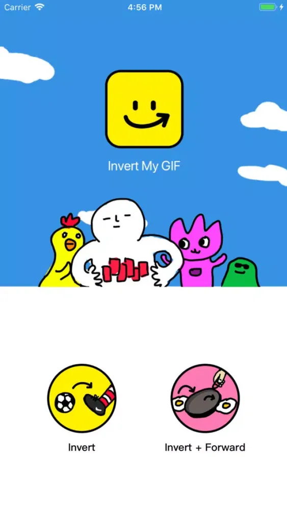 Invert My GIF Screenshots