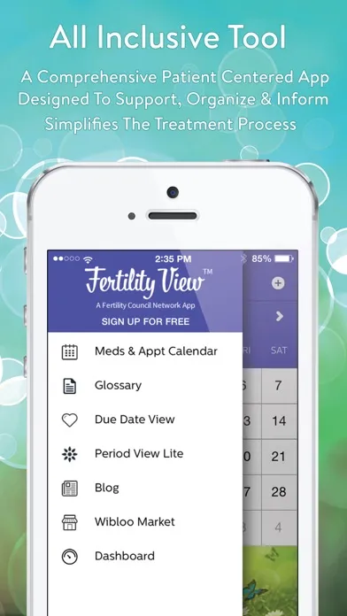 Fertility View - Fertility and IVF support Screenshots