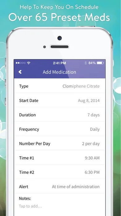 Fertility View - Fertility and IVF support Screenshots