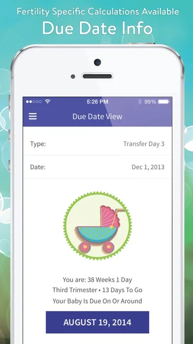 Fertility View - Fertility and IVF support Screenshots