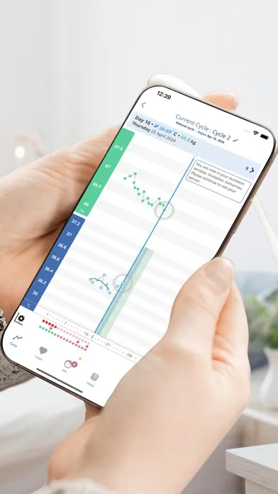 Capturas de tela do OvuSense Cycle & PCOS Tracker