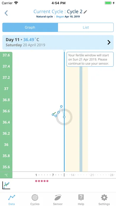 OvuSense2 Screenshots