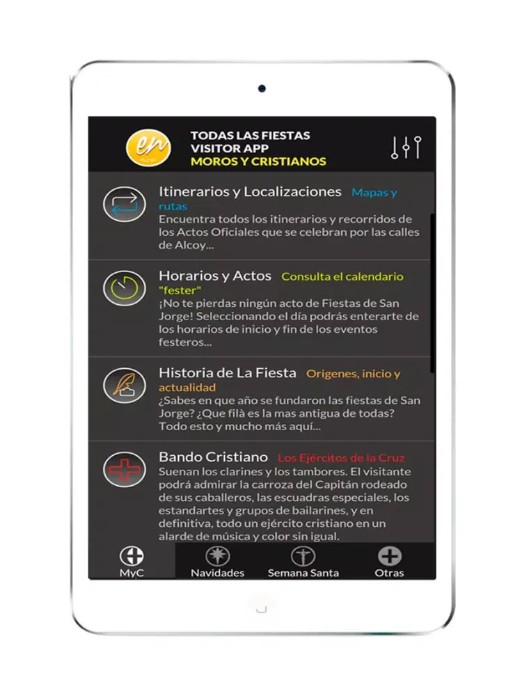 Festes.EnAlcoi.Info iPad  Screenshots