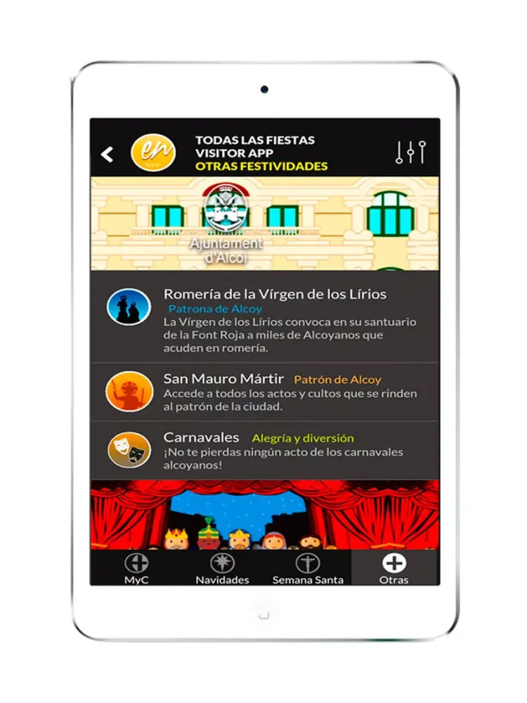 Festes.EnAlcoi.Info iPad  Screenshots