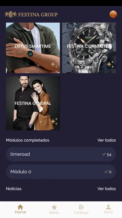 Festina e-learning Screenshots