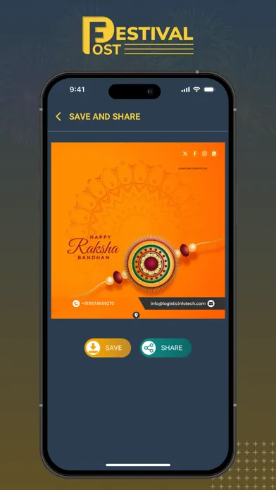 Screenshot di Festival Post Maker -FestyPost