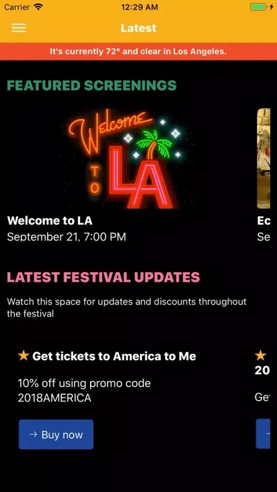 Скриншоты 2018 LA Film Festival