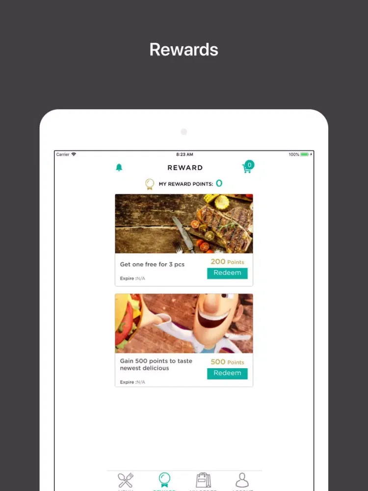 Tangkapan layar Tenren Tea iPad 