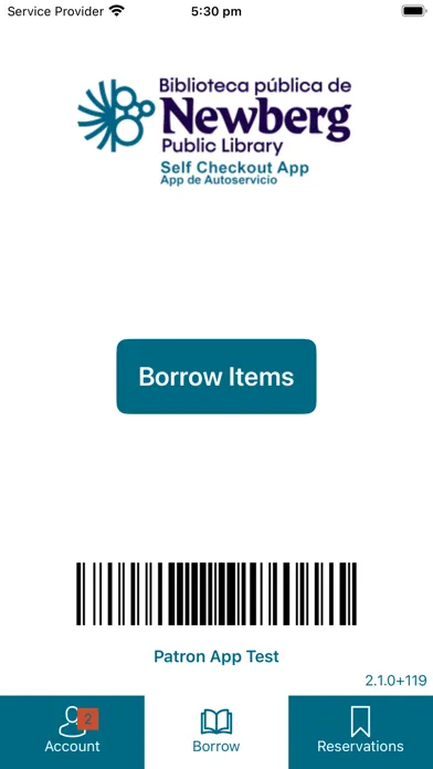Newberg Library Self Checkout應用截圖