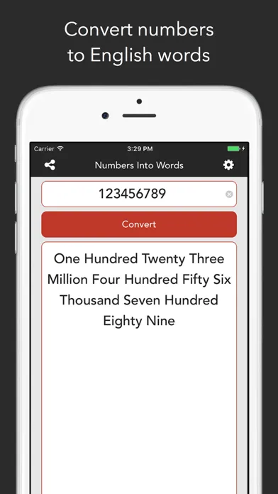 Captures d'écran de NIW - Numbers Into Words