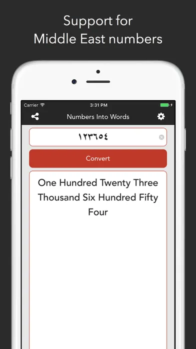 Captures d'écran de NIW - Numbers Into Words
