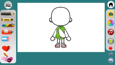 Capturas de pantalla de Glitter Toca Outfits Coloring