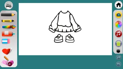 Capturas de pantalla de Glitter Toca Outfits Coloring