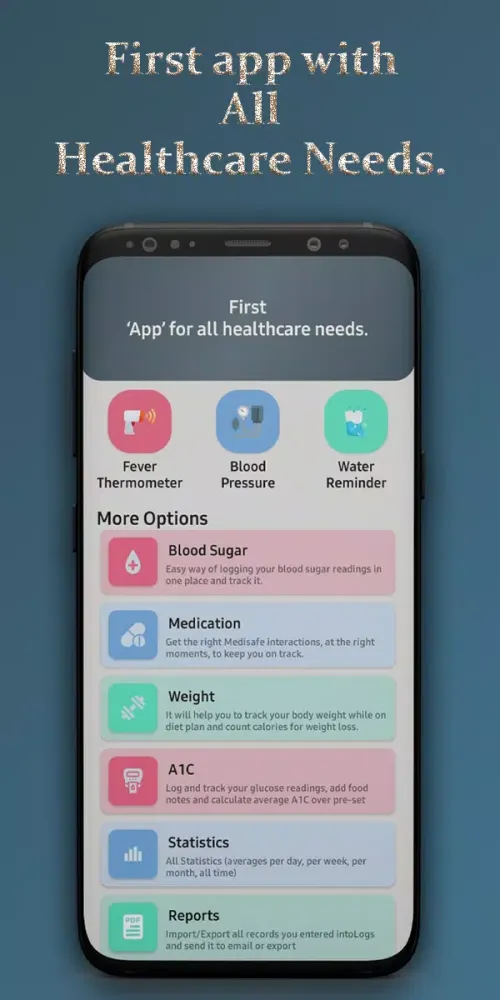 Body Temperature fever diary Screenshots