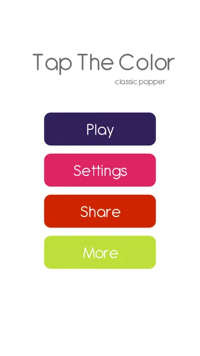 Tap The Color : Classic Popper应用截图