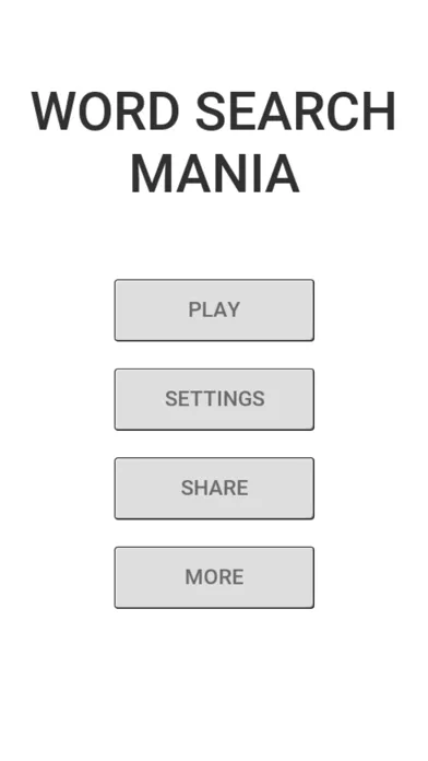 Tangkapan layar Word Search Mania