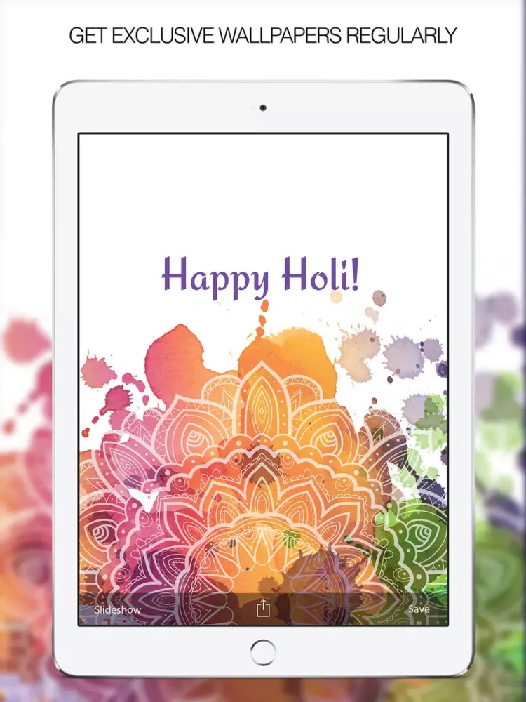 Capturas de pantalla de Happy Holi – Holi Wallpapers & Holi Images iPad 