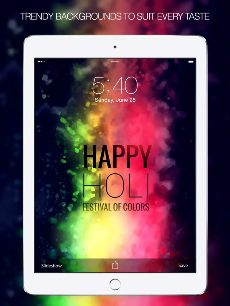 Capturas de pantalla de Happy Holi – Holi Wallpapers & Holi Images iPad 