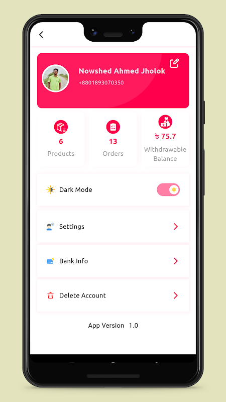 Fezeq Vendor Screenshots