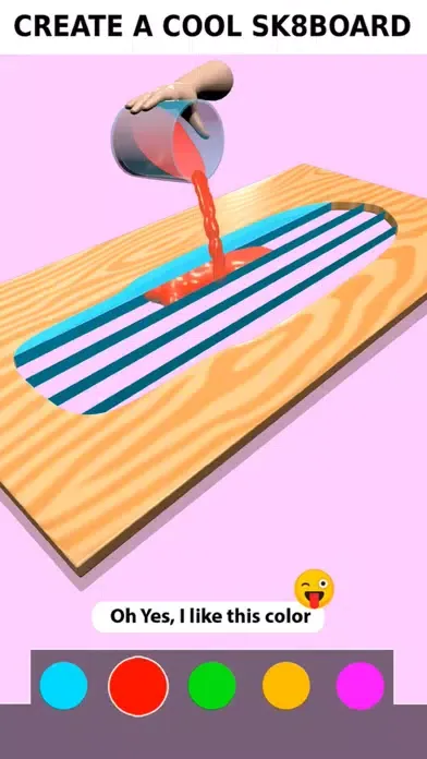 Captures d'écran de DIY Skateboard 3D