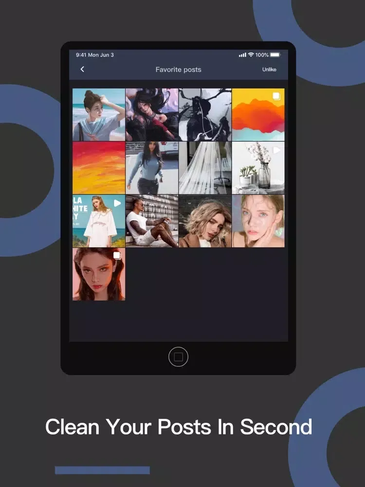 Screenshot di Unfollow for Instagram Insight iPad 