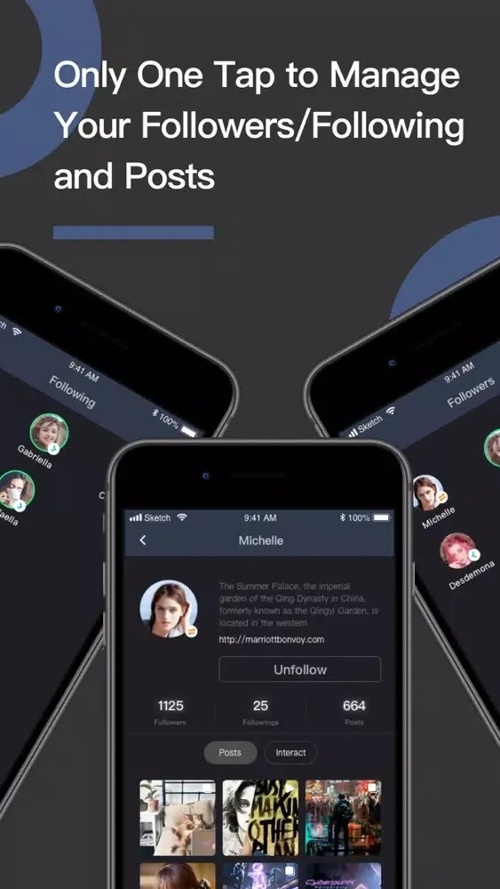 Screenshot di Unfollow for Instagram Insight