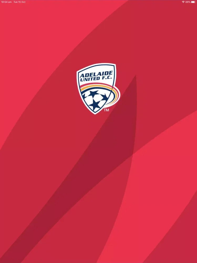 Ảnh chụp màn hình của Adelaide United Official App iPad 