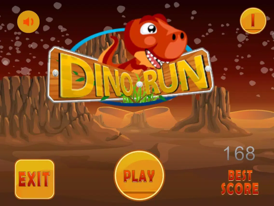 Dino Run Game Free iPad 應用截圖