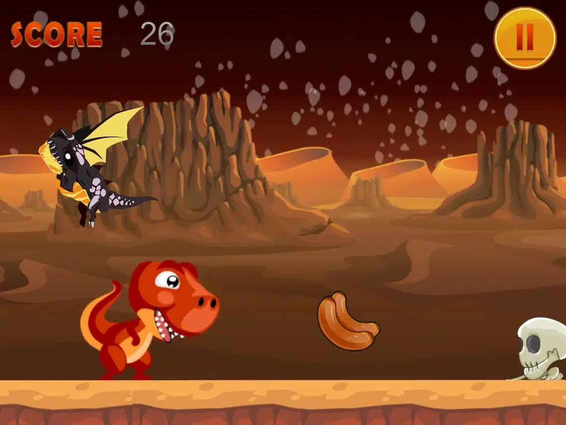 Dino Run Game Free iPad 應用截圖