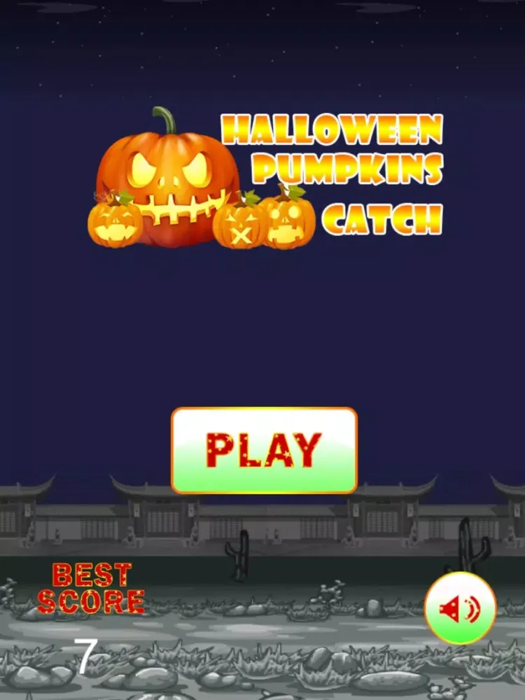 Halloween Pumpkins Catch Free iPad  Screenshots