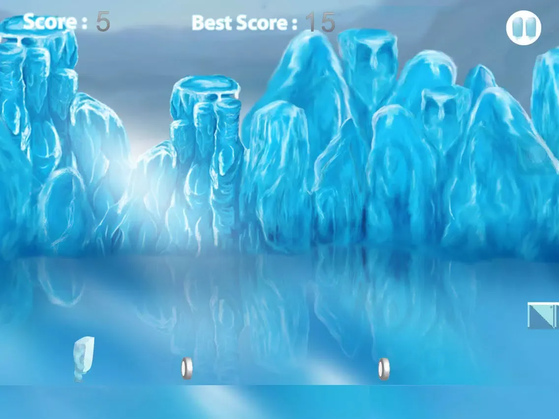 Ảnh chụp màn hình của The Melting Game: Ice Cube and The Evil Snowmen Adventure Free iPad 