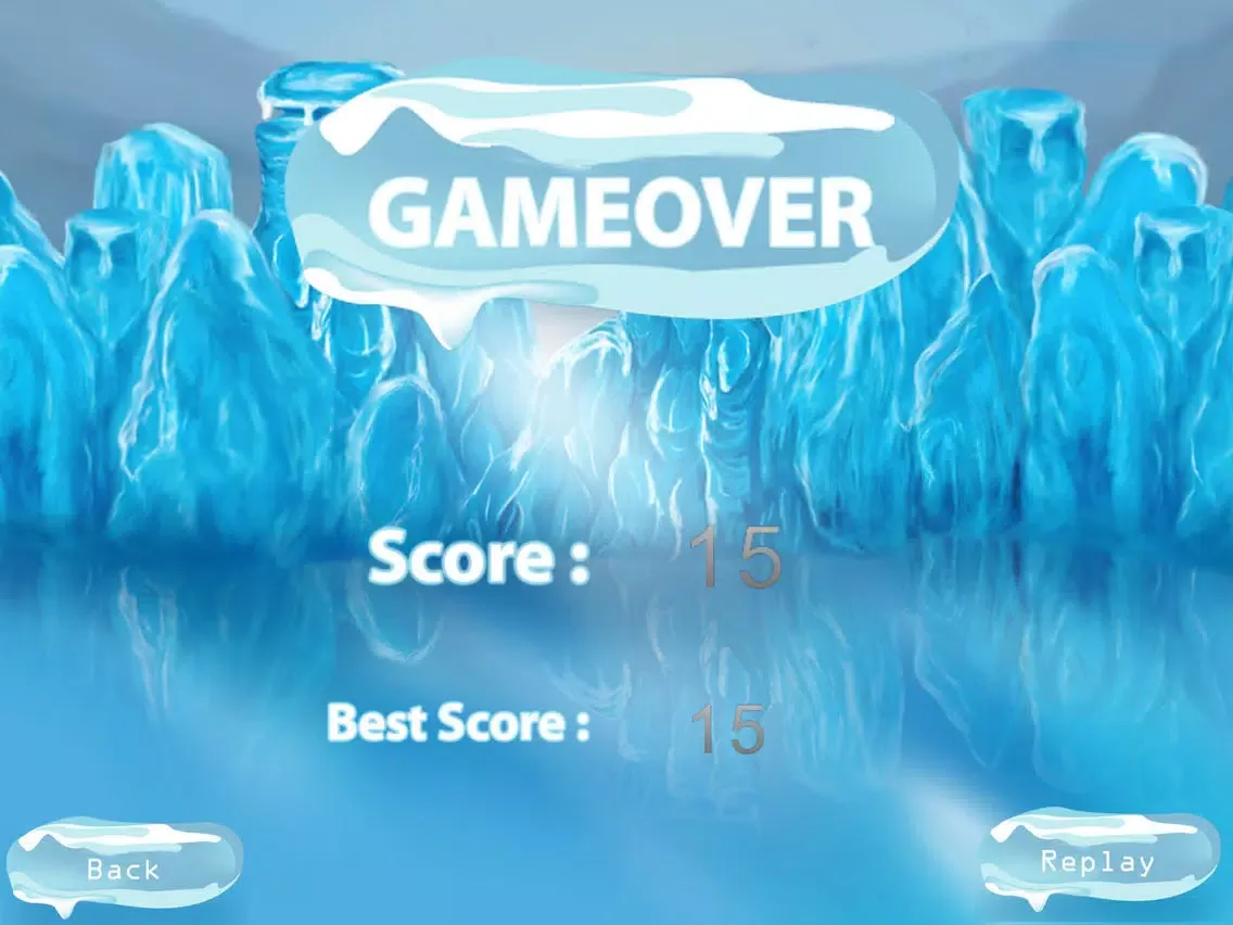 Ảnh chụp màn hình của The Melting Game: Ice Cube and The Evil Snowmen Adventure Free iPad 