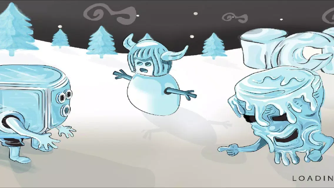 Ảnh chụp màn hình của The Melting Game: Ice Cube and The Evil Snowmen Adventure Free