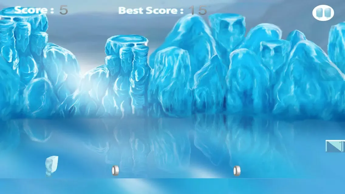Ảnh chụp màn hình của The Melting Game: Ice Cube and The Evil Snowmen Adventure Free