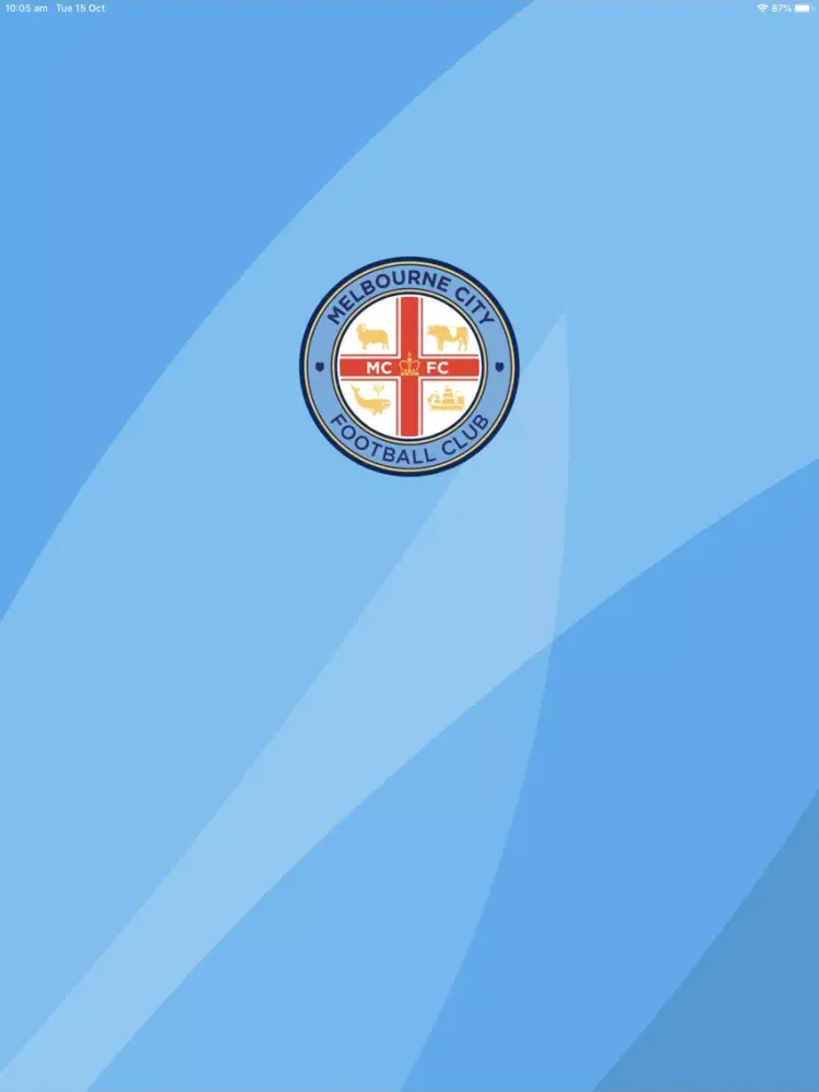 Ảnh chụp màn hình của Melbourne City FC Official App iPad 