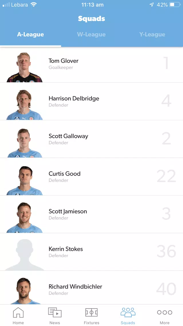 Скриншоты Melbourne City FC Official App