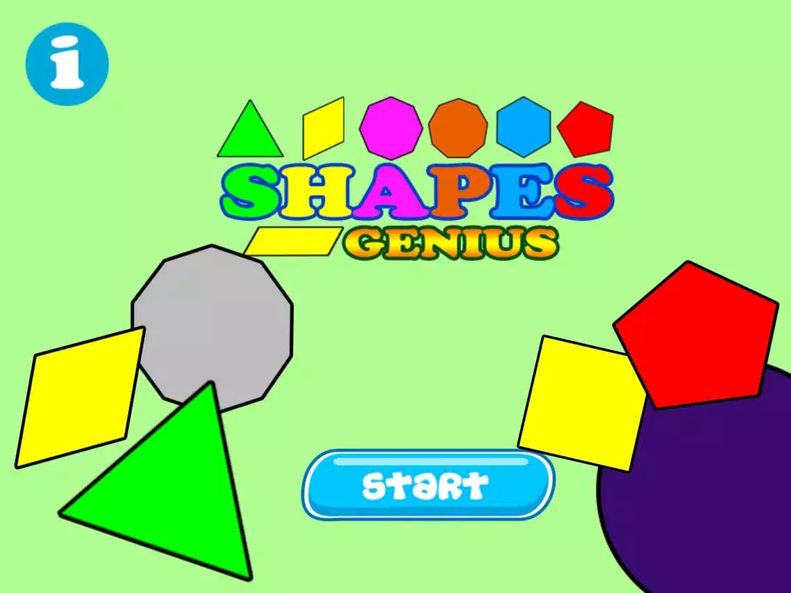 Tangkapan layar Shapes Genius iPad 