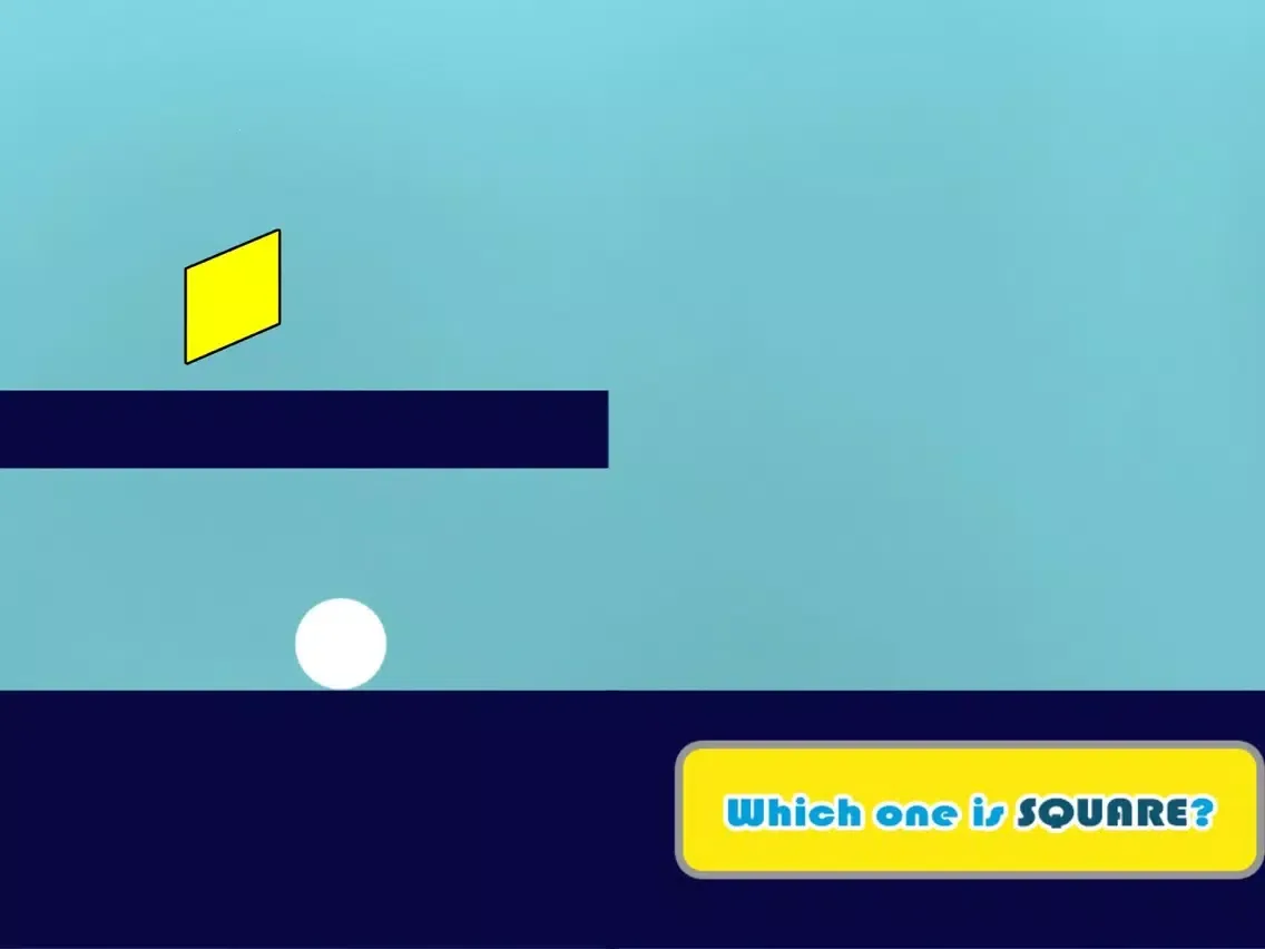 Tangkapan layar Shapes Genius iPad 