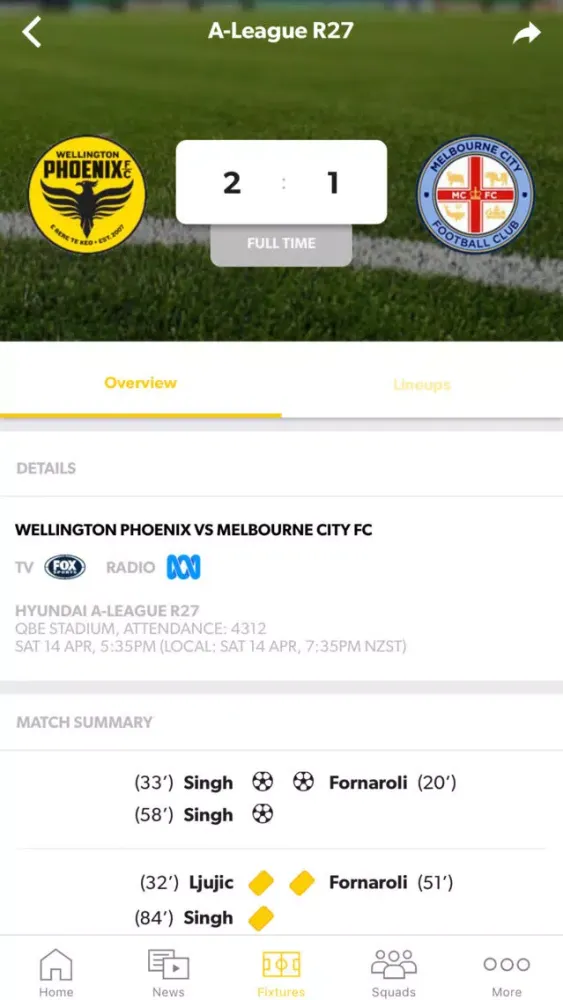 Скриншоты Wellington Phoenix